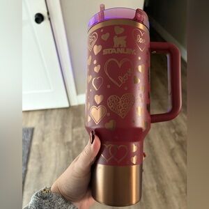 Stanley Red and Gold Tumbler